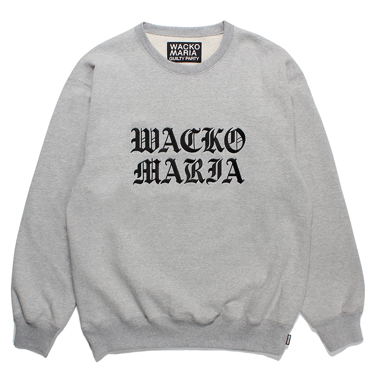 画像: WACKO MARIA/HEAVY WEIGHT CREW NECK SWEAT SHIRT（GRAY）［クルーネックスウェット-23秋冬］