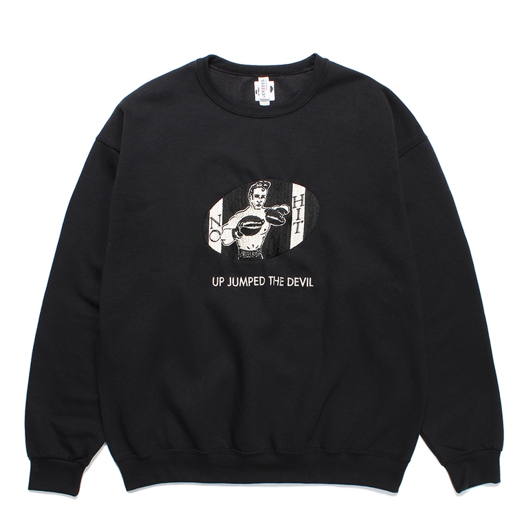 画像: WACKO MARIA/SWEAT SHIRT（BLACK）［クルーネックスウェット-23秋冬］