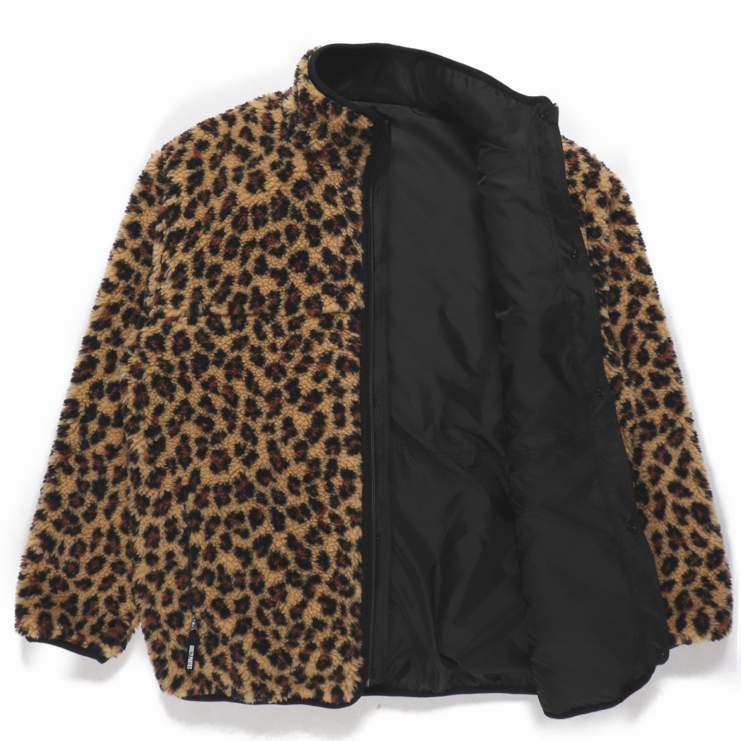 画像: WACKO MARIA/REVERSIBLE LEOPARD BOA FLECE JACKET（BEIGE）［リバーシブルレオパードボアフリースJKT-23秋冬］