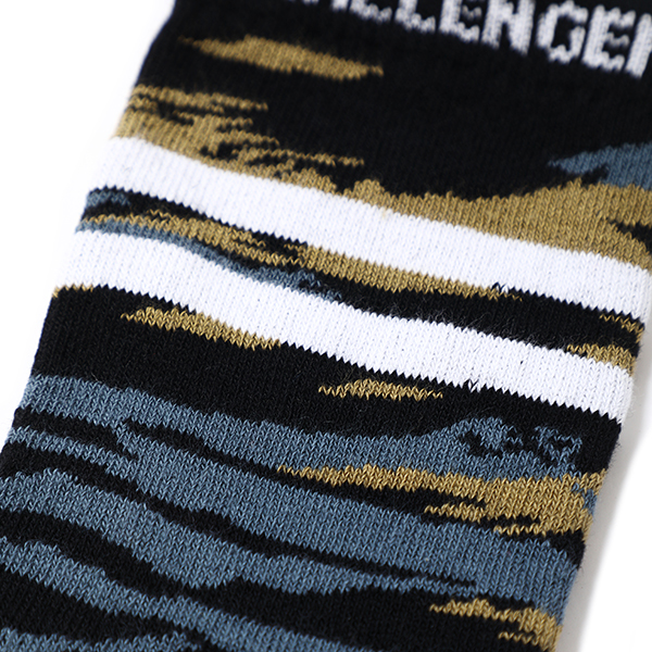 画像: CHALLENGER/CAMO SOCKS（TIGER CAMO）［カモソックス-24春夏］