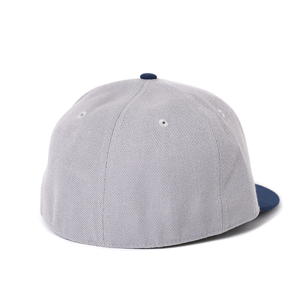 画像: CHALLENGER/SCRIPT BASEBALL CAP（GRAY/NAVY）［スクリプトB.Bキャップ-24春夏］