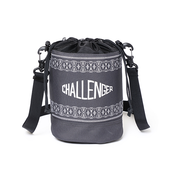 画像: CHALLENGER/BANDANA KINCHAKU（BLACK）［バンダナ巾着-24春夏］