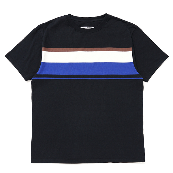 画像: CHALLENGER/S/S MULTI BORDER TEE（BLACK）［マルチボーダーT-24春夏］