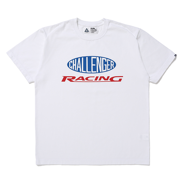 画像: CHALLENGER/RACING TEE（WHITE）［プリントT-24春夏］