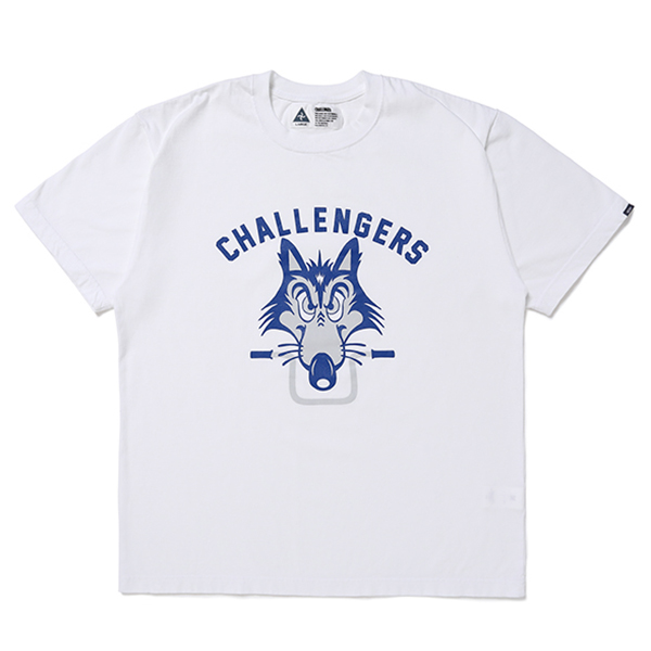 画像: CHALLENGER/WOLF MC TEE（WHITE）［プリントT-24春夏］