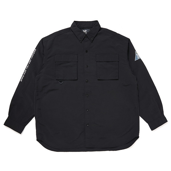 画像: CHALLENGER/L/S FIELD SHIRT（BLACK）［フィールドシャツ-24春夏］