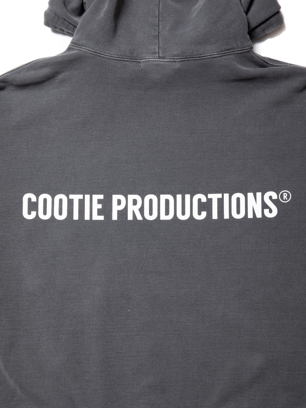 画像: COOTIE PRODUCTIONS/Pigment Dyed Open End Yarn Sweat Hoodie（Black）［ピグメントダイスウェットフーディー-23秋冬］