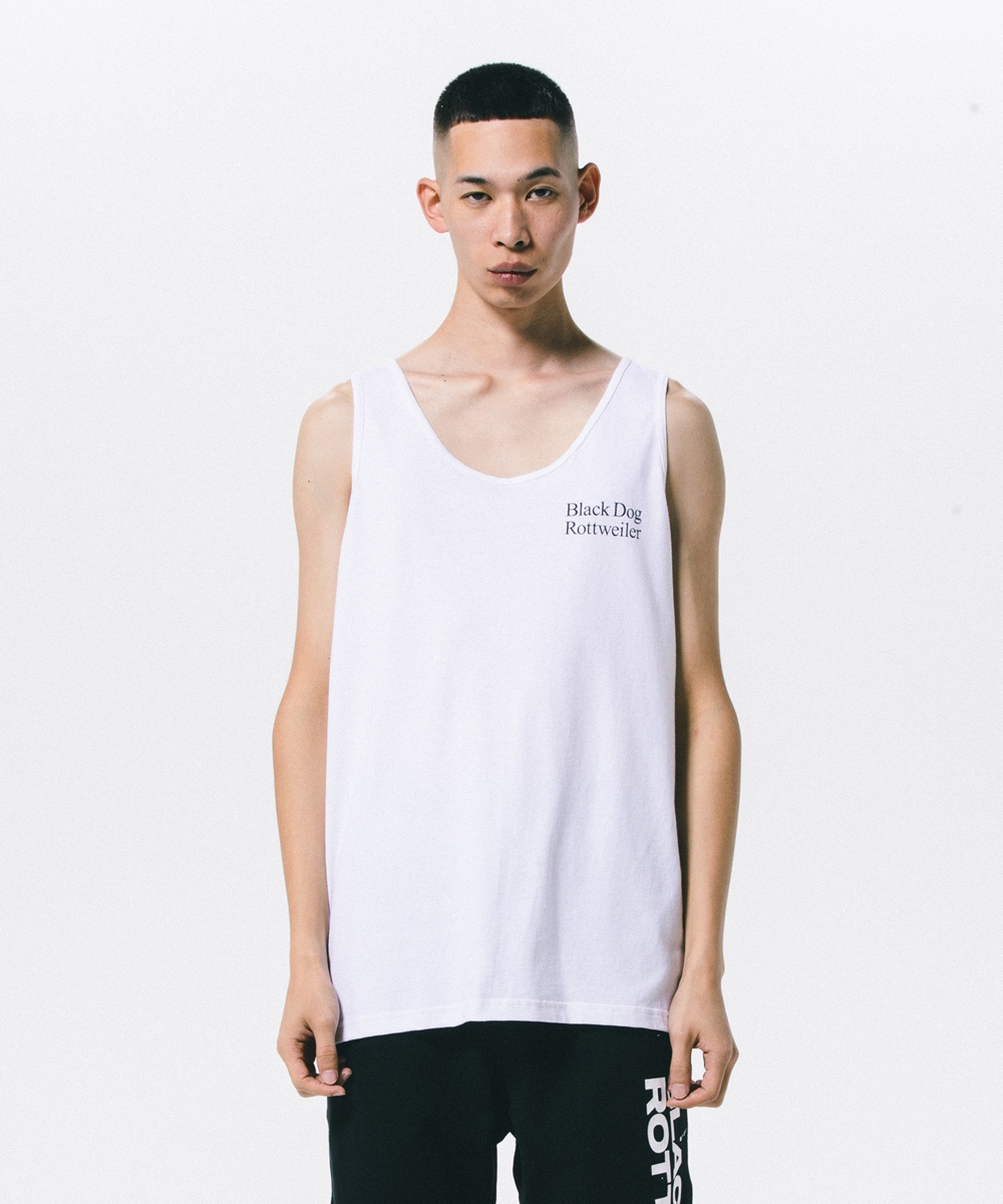画像: 【30%OFF】ROTTWEILER/2 LINE TANK TOP（WHITE）［タンクトップ-24春夏］