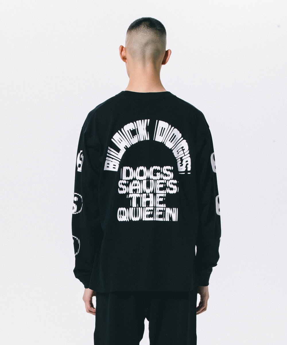 画像: 【30%OFF】ROTTWEILER/CIRCLE L/S TEE（BLACK）［プリント長袖T-24春夏］