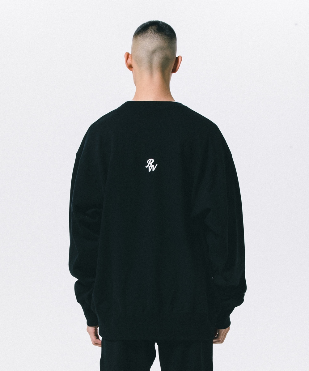 画像: ROTTWEILER/D.B SWEATER（BLACK）［クルーネックスウェット-24春夏］