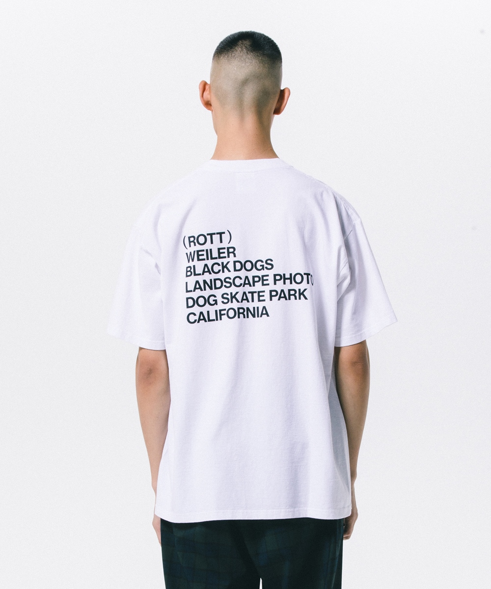 画像: ROTTWEILER/PIGMENT PHOTO TEE（WHITE） 【30%OFF】［プリントT-24春夏］