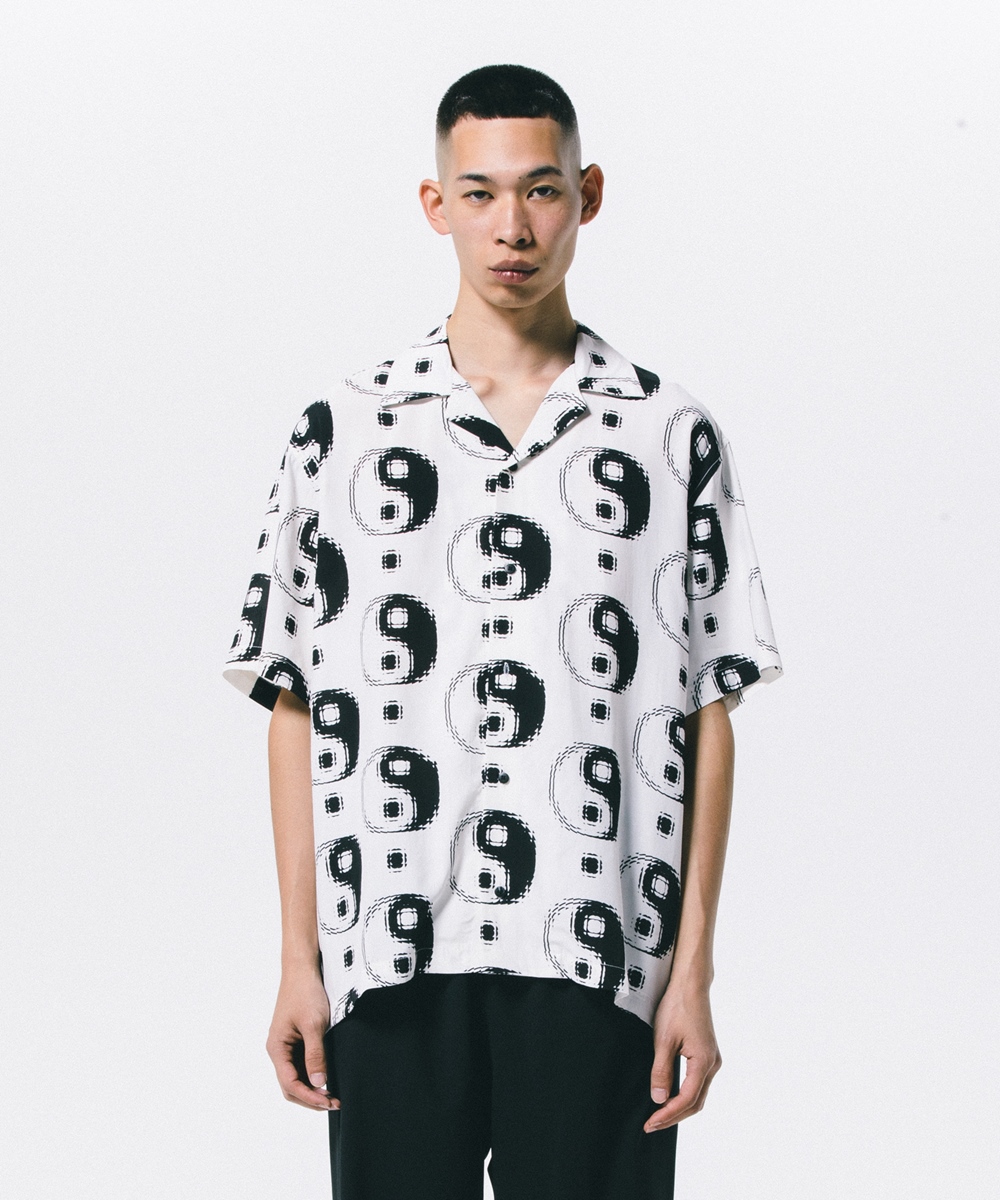 画像: ROTTWEILER/R9 YIN-YANG S/S SHIRT（WHITE）［陰陽シャツ-24春夏］