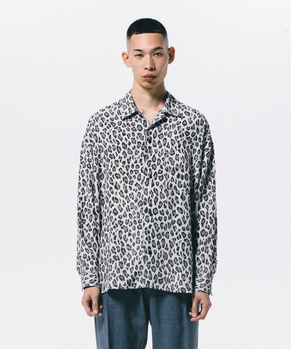画像: 【30%OFF】ROTTWEILER/R9 LEOPARD L/S SHIRT（BEIGE）［レオパードシャツ-24春夏］