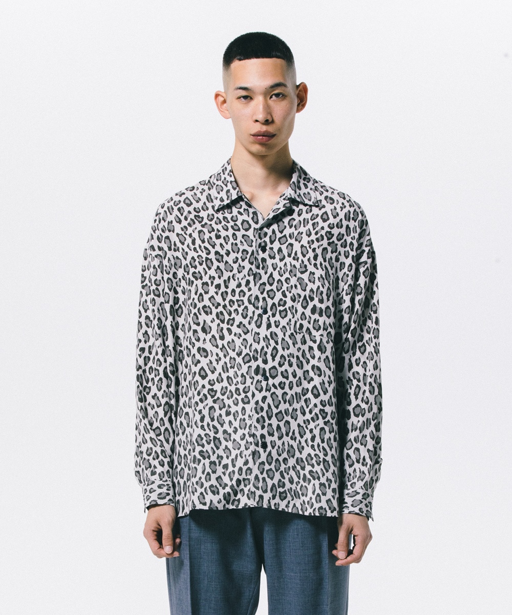 画像: ROTTWEILER/R9 LEOPARD L/S SHIRT（BEIGE）［レオパードシャツ-24春夏］