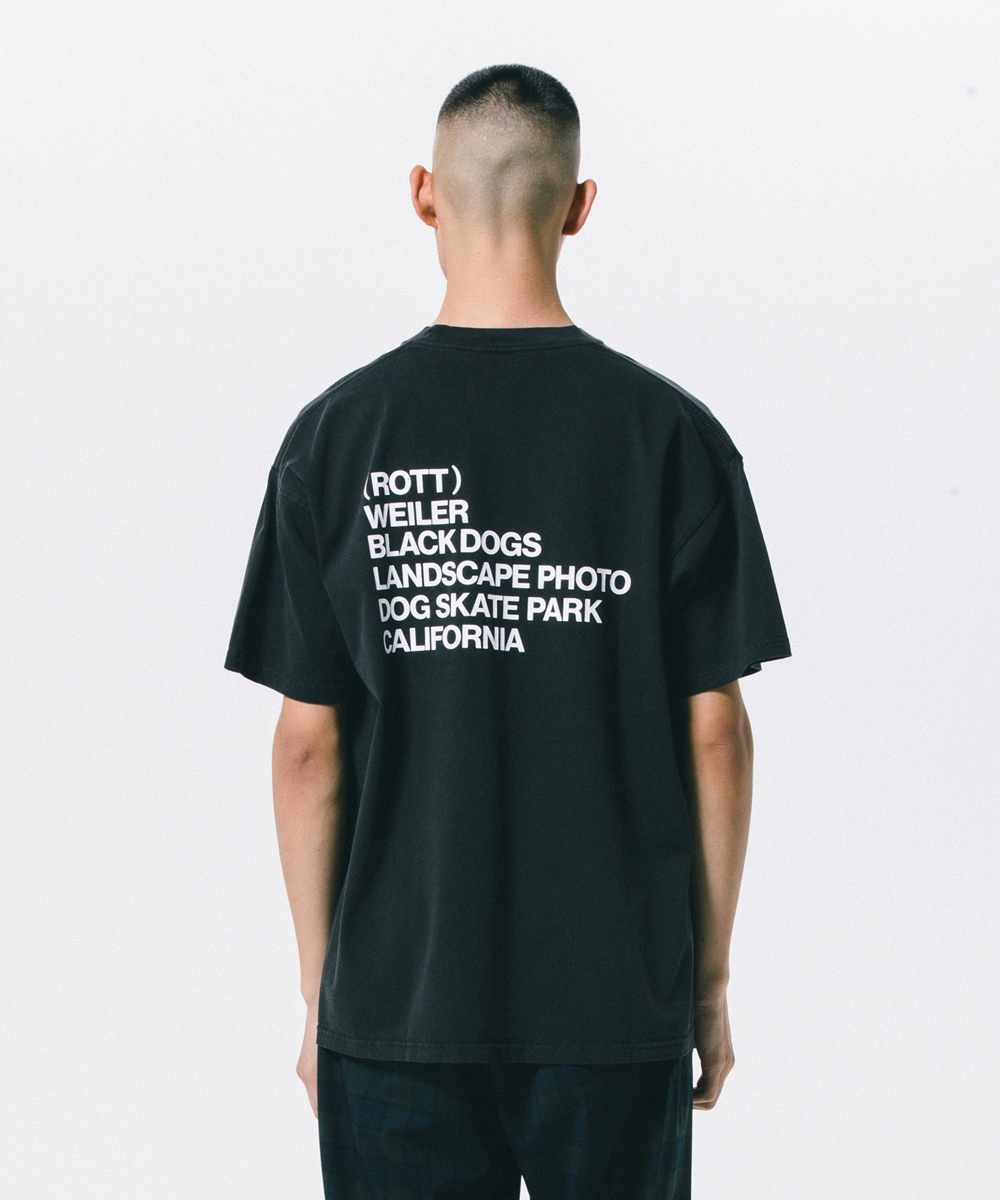 画像: ROTTWEILER/PIGMENT PHOTO TEE（CHARCOAL） 【30%OFF】［プリントT-24春夏］