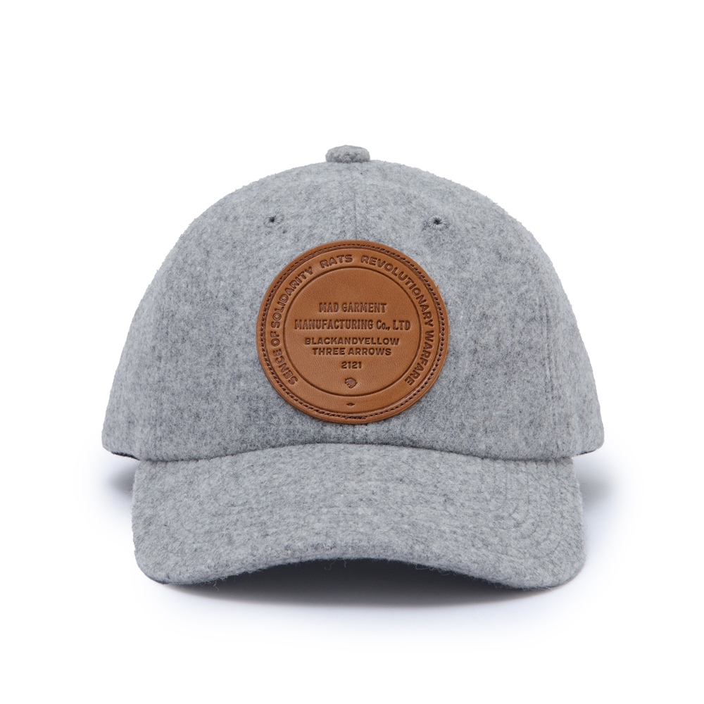 画像: 【30%OFF】RATS/WOOL LEATHER PATCH CAP（各色）［ウールレザーパッチキャップ-23秋冬］