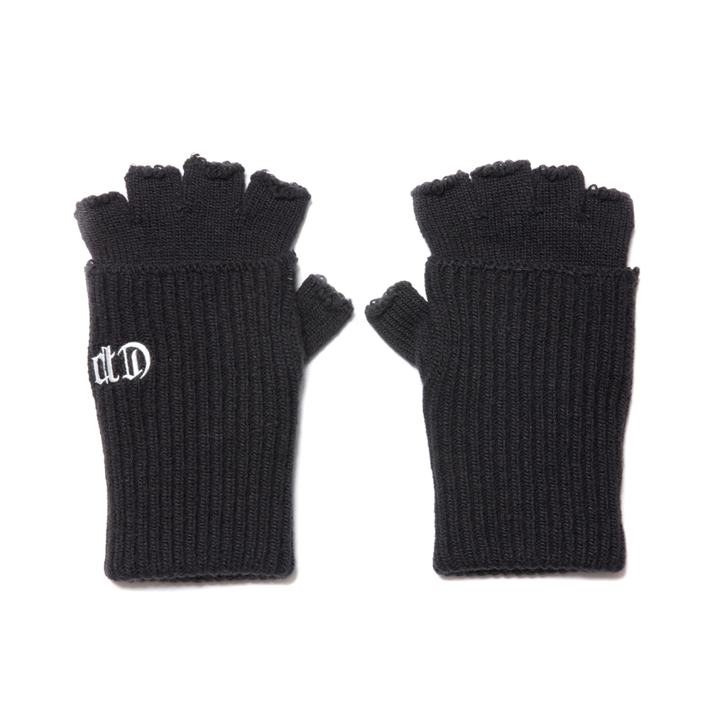 画像: COOTIE PRODUCTIONS/Lowgauge Fingerless Knit Glove（Black）［フィンガーレスニットグローブ-23秋冬］