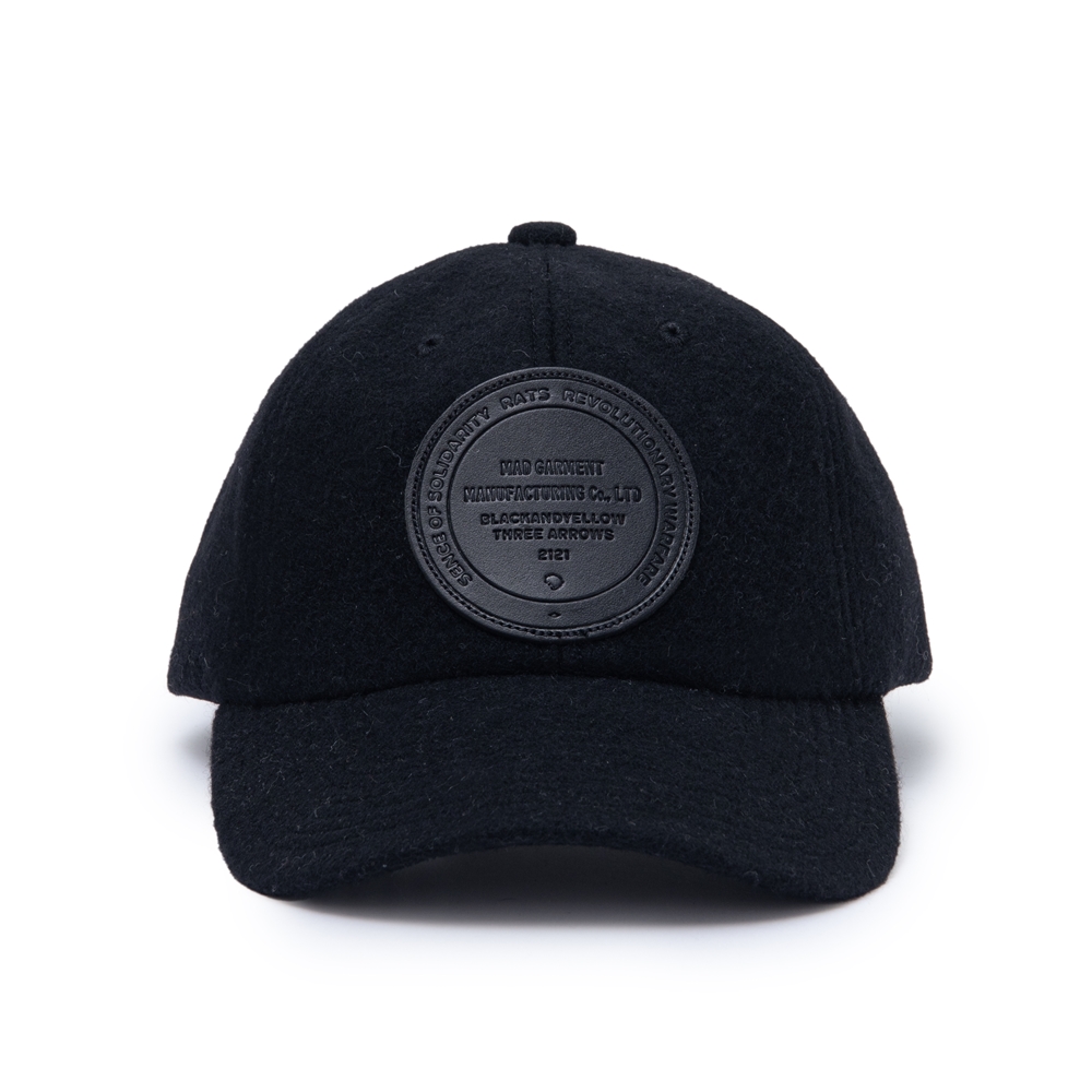 画像: RATS/WOOL LEATHER PATCH CAP（各色）［ウールレザーパッチキャップ-23秋冬］