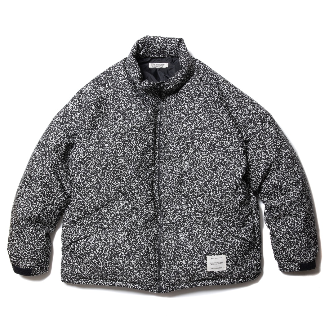 画像: COOTIE PRODUCTIONS/T/W Jacquard Down Jacket（Black）［ジャガードダウンJKT-23秋冬］