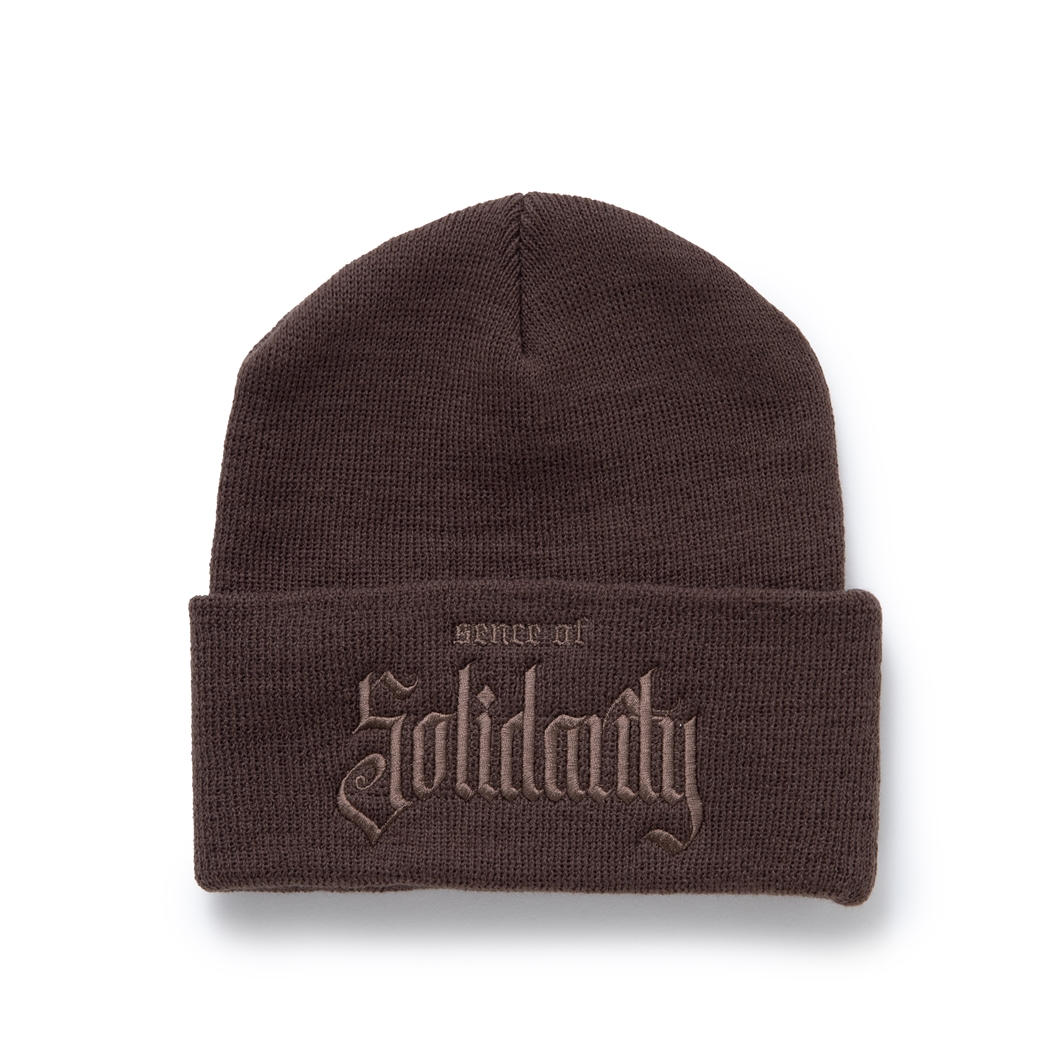 画像: RATS/KNIT CAP SOLIDARITY（BROWN）［ニットキャップ-23秋冬］