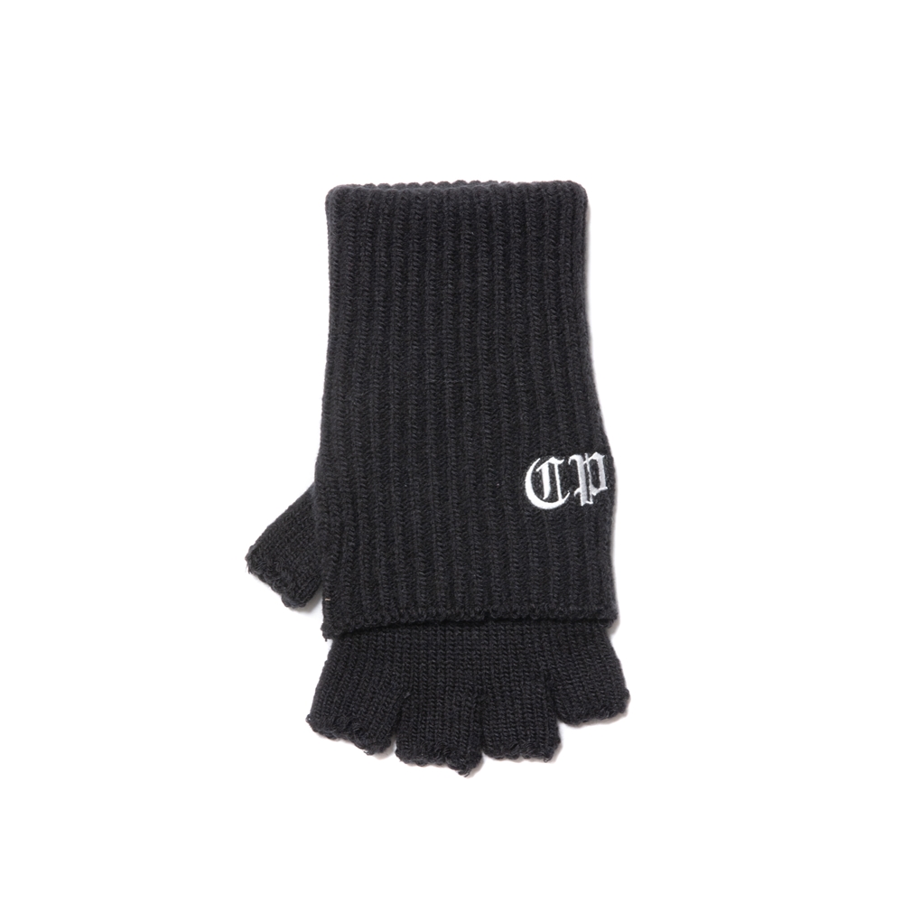 画像: COOTIE PRODUCTIONS/Lowgauge Fingerless Knit Glove（Black）［フィンガーレスニットグローブ-23秋冬］