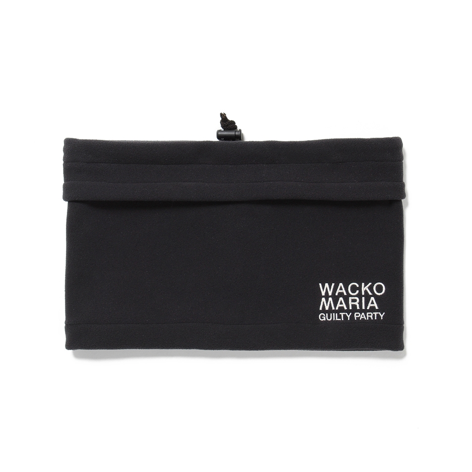 画像: WACKO MARIA/FLEECE NECK WARMER（BLACK）［フリースネックウォーマー-23秋冬］