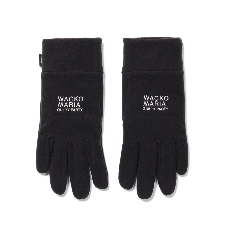 画像: WACKO MARIA/FLEECE GLOVES（BLACK）［フリースグローブ-23秋冬］