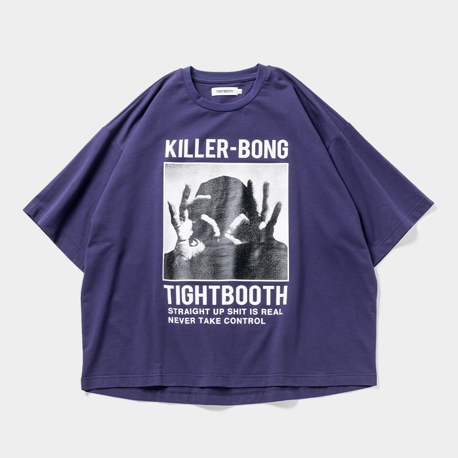 画像: TIGHTBOOTH/HAND SIGN T-SHIRT（Purple）［プリントT-23秋冬］