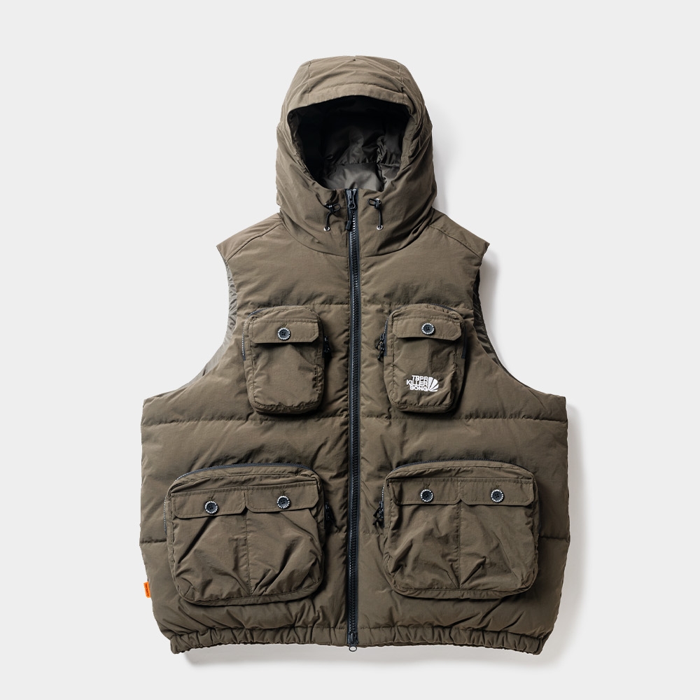 画像: 【30%OFF】TIGHTBOOTH/DOWN VEST（Olive）［ダウンベスト-23秋冬］