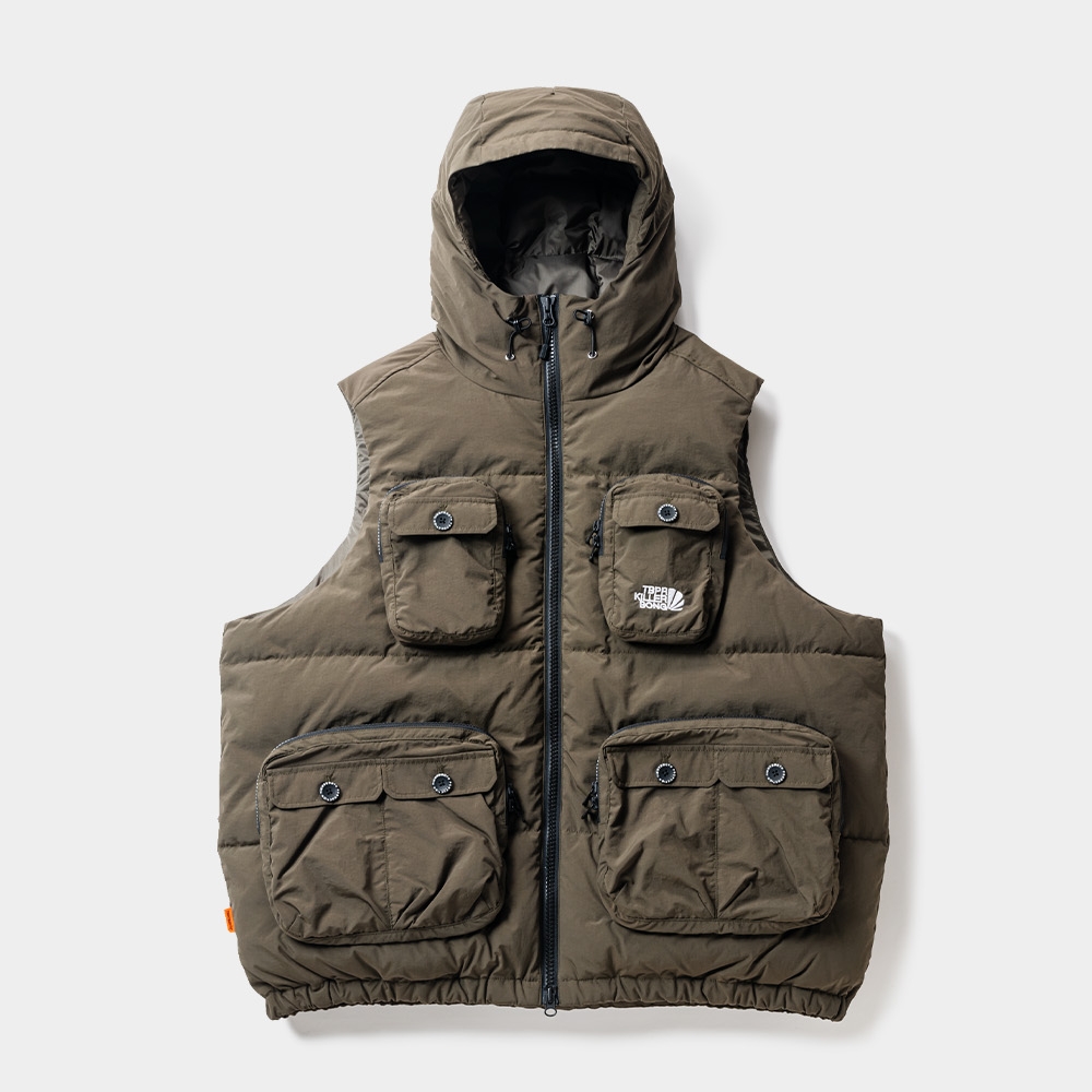 画像: TIGHTBOOTH/DOWN VEST（Olive）［ダウンベスト-23秋冬］