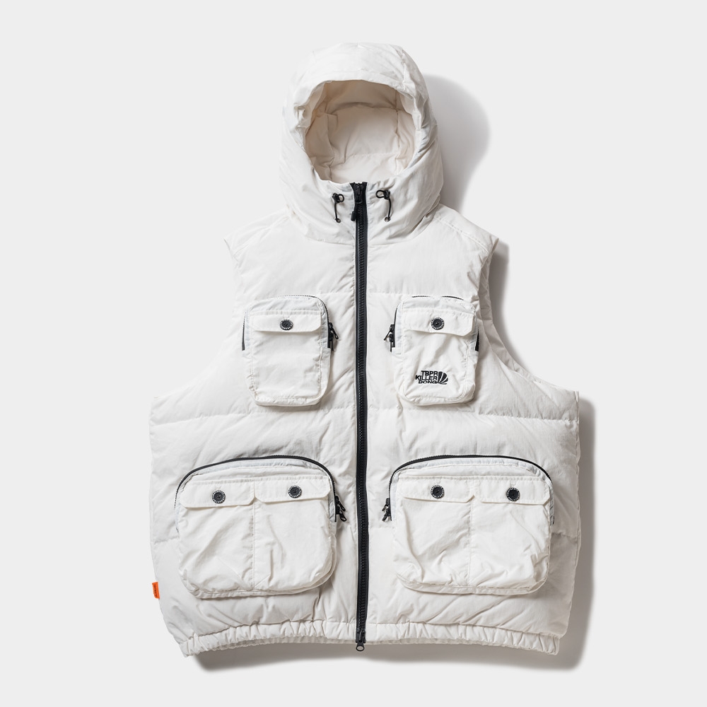 画像: TIGHTBOOTH/DOWN VEST（White）［ダウンベスト-23秋冬］