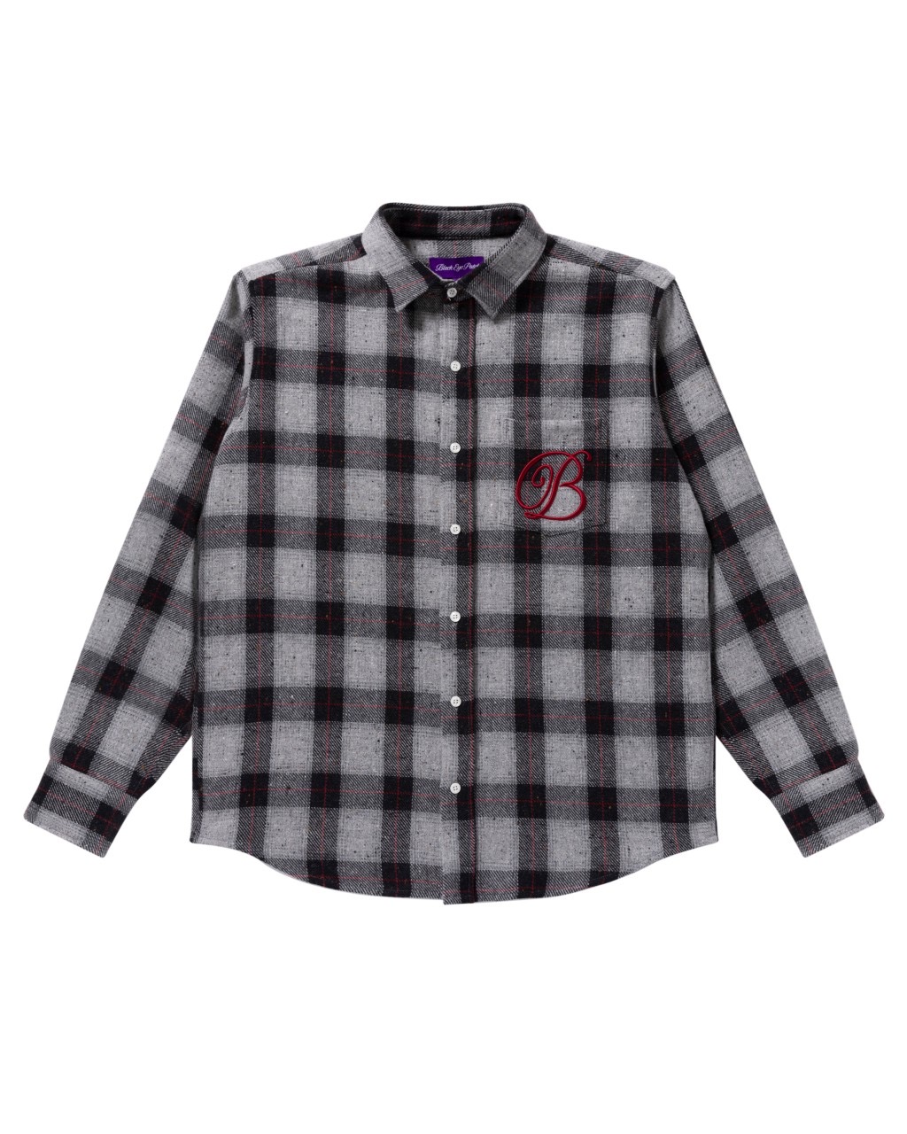 BlackEyePatch/B EMBLEM CHECKED L/S SHIRT（MULTI） - JONAS