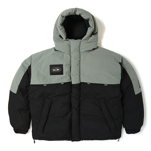 画像: CHALLENGER/FIELD DOWN JACKET（GRAY/BLACK）［フィールドダウンJKT-23秋冬］