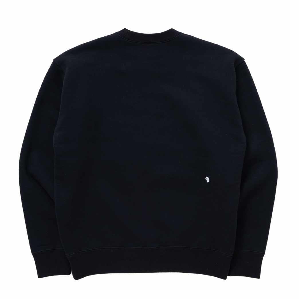 画像: RATS/CHEESE CREW NECK SWEAT（BLACK）［クルーネックスウェット-23秋冬］