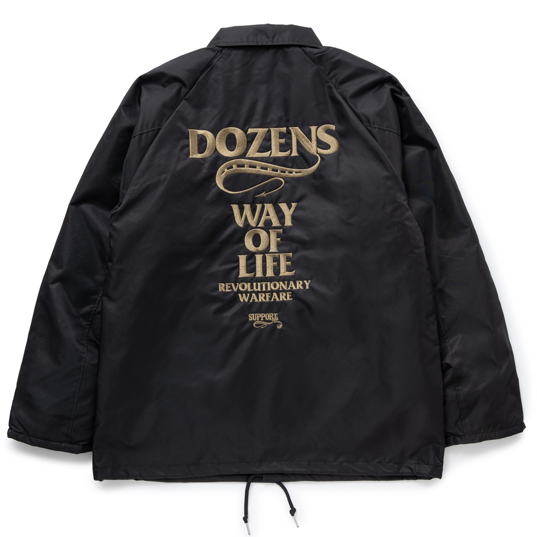 画像: RATS/BOA COACH JKT "RATS WAY OF LIFE"（BLACK/ASH GOLD）［ボアコーチJKT-24春夏］