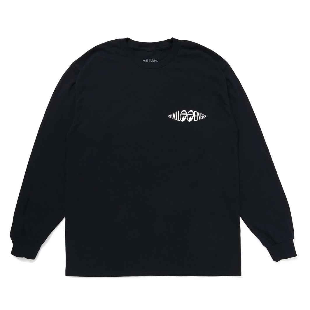 画像: CHALLENGER/×MOON Equipped L/S TEE（BLACK）［プリント長袖T-24春夏］