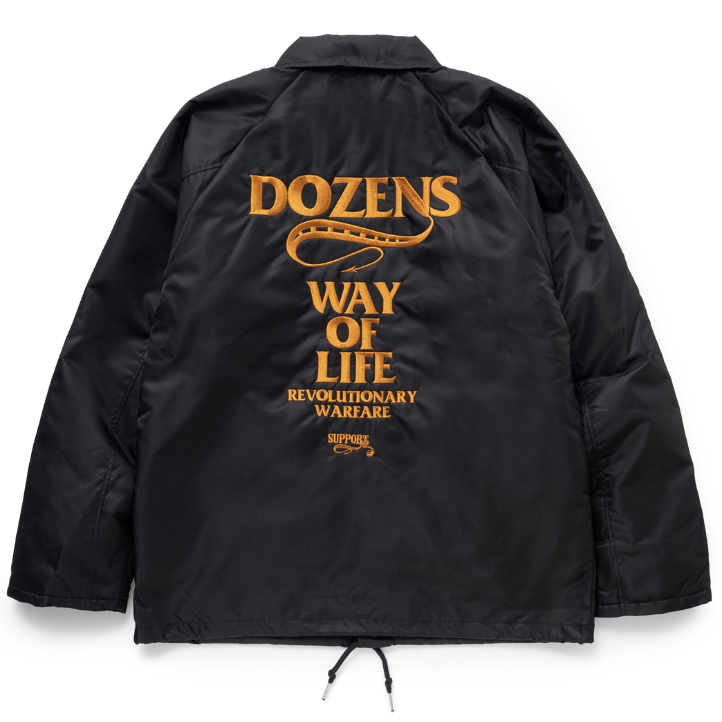 画像: RATS/BOA COACH JKT "RATS WAY OF LIFE"（BLACK/MARIGOLD）［ボアコーチJKT-24春夏］