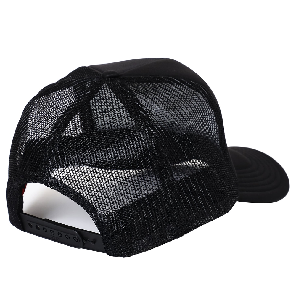 画像: PORKCHOP/WHEEL LOGO MESH CAP（BLACK）［メッシュキャップ-23秋冬］