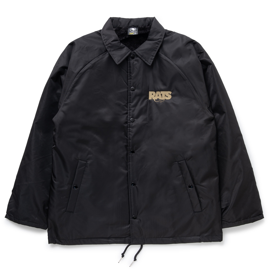 画像: RATS/BOA COACH JKT "RATS WAY OF LIFE"（BLACK/ASH GOLD）［ボアコーチJKT-24春夏］