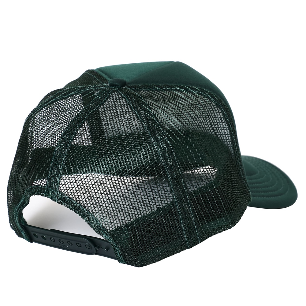 画像: PORKCHOP/WHEEL LOGO MESH CAP（DARK GREEN）［メッシュキャップ-23秋冬］