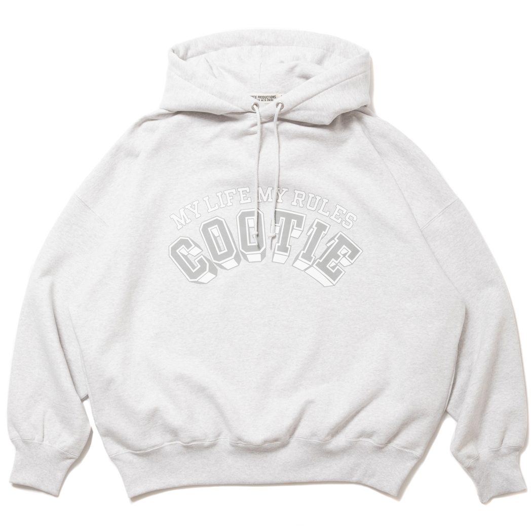 画像: COOTIE PRODUCTIONS/Open End Yarn Print Sweat Hoodie（Oatmeal）［スウェットフーディー-24春夏］