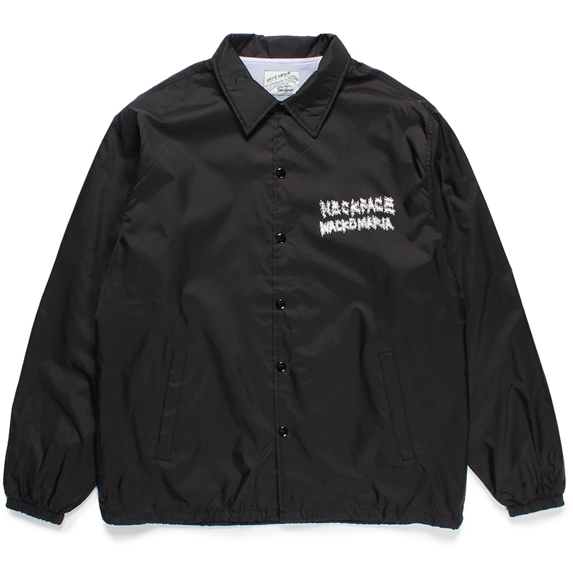 WACKO MARIA/NECKFACE / COACH JACKET（BLACK）［コーチJKT-24春夏 