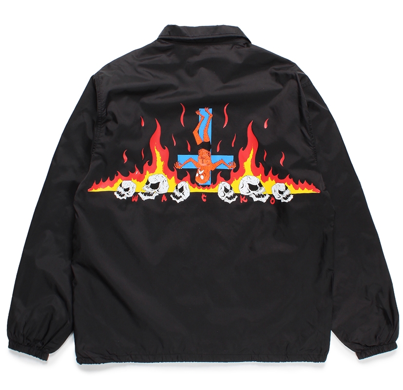 画像: WACKO MARIA/NECKFACE / COACH JACKET（BLACK）［コーチJKT-24春夏］