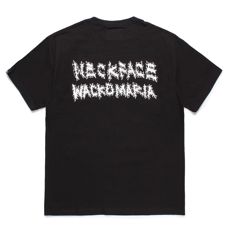 画像: WACKO MARIA/NECKFACE / T-SHIRT（BLACK）［プリントT-24春夏］