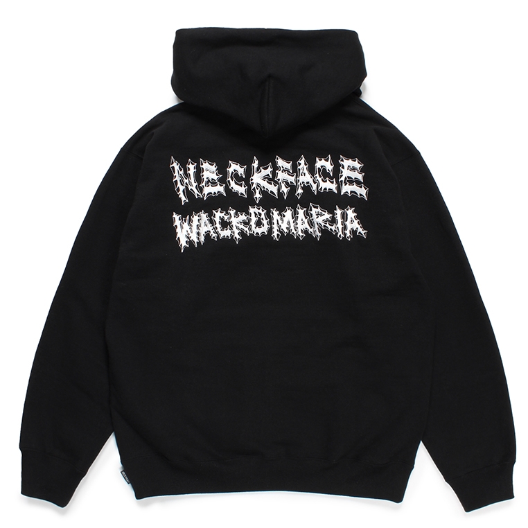 画像: WACKO MARIA/NECKFACE / HEAVY WEIGHT HOODED SWEAT SHIRT（BLACK）［プルオーバーパーカー-24春夏］