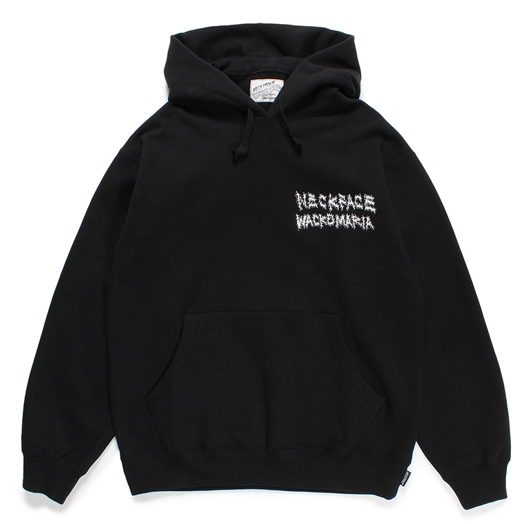 画像: WACKO MARIA/NECKFACE / HEAVY WEIGHT HOODED SWEAT SHIRT（BLACK）［プルオーバーパーカー-24春夏］