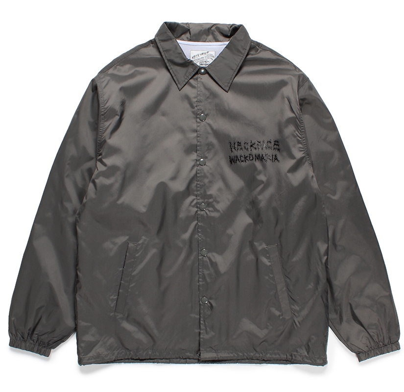 画像: WACKO MARIA/NECKFACE / COACH JACKET（GRAY）［コーチJKT-24春夏］