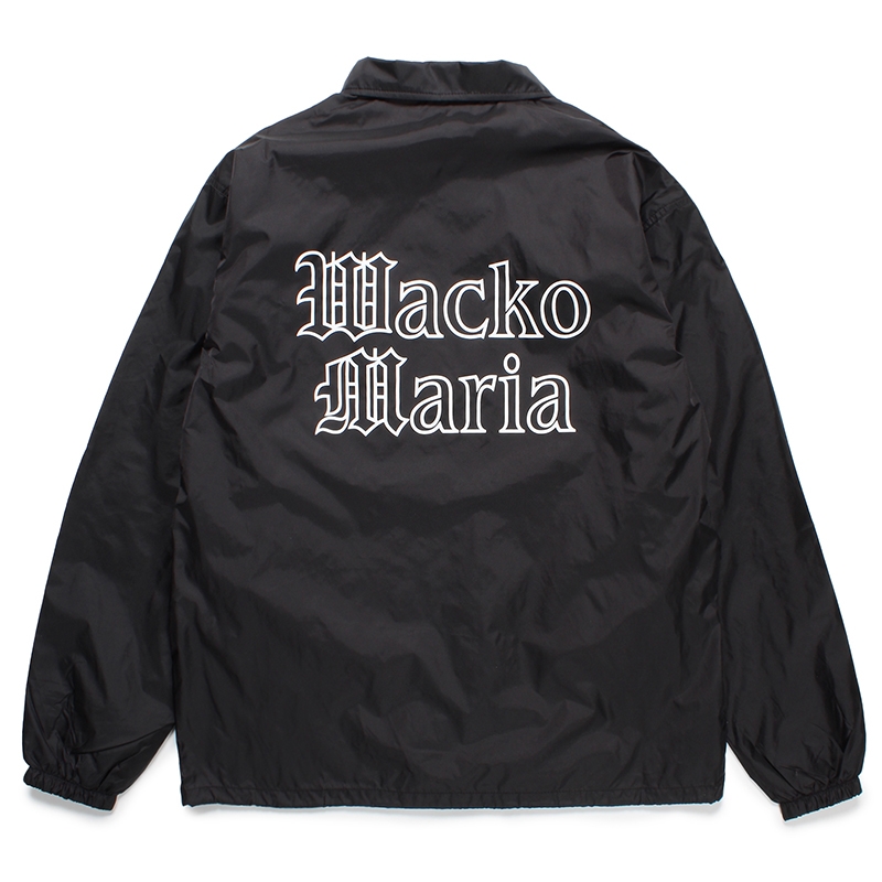 画像: WACKO MARIA/COACH JACKET（BLACK）［コーチJKT-24春夏］