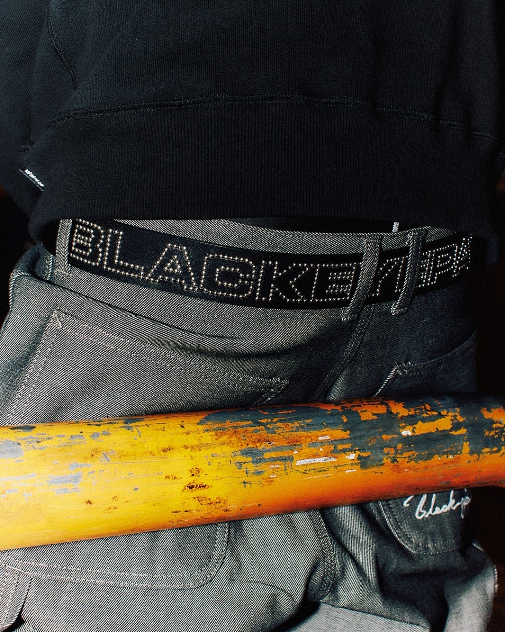 画像: BlackEyePatch/STUDDED LEATHER BELT（BLACK）