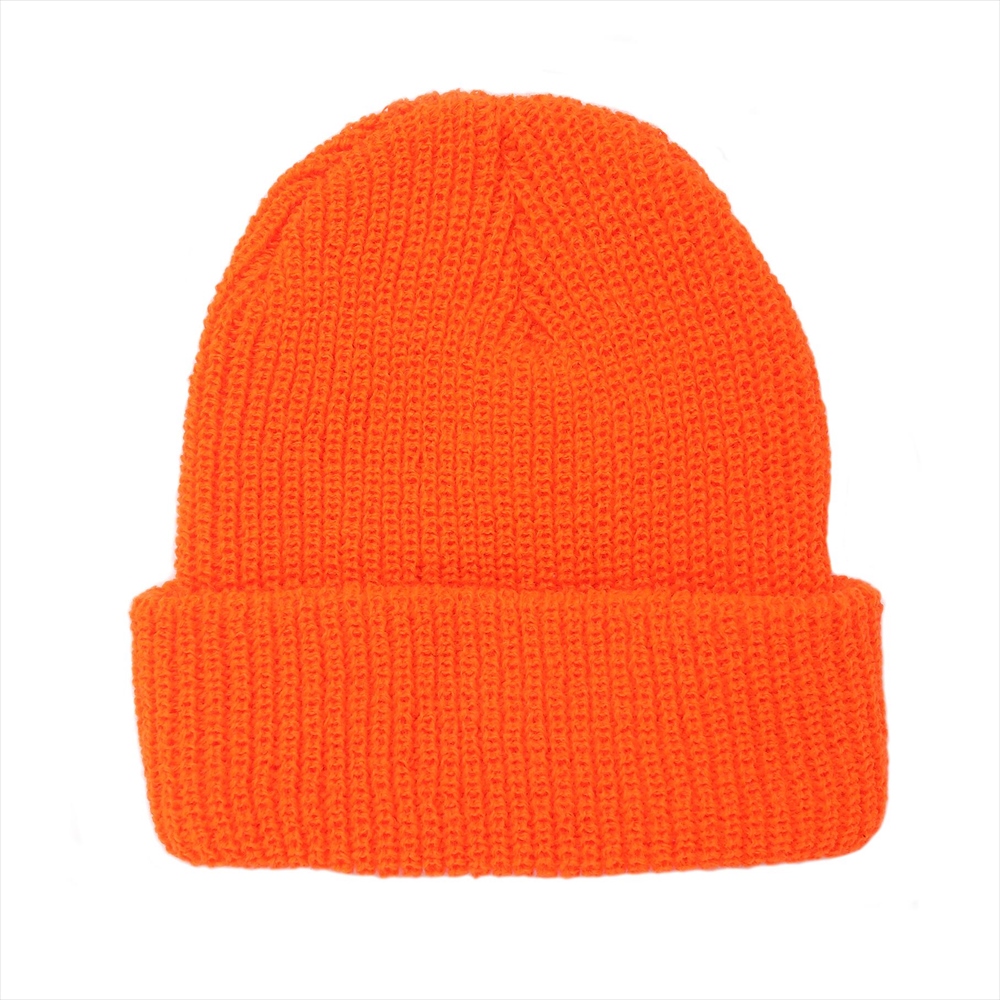 画像: PORKCHOP/O.E. KNIT CAP（ORANGE）［ニットキャップ-24春夏］